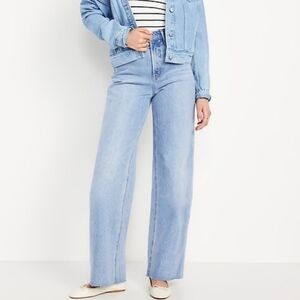 Old Navy Sky High Wide Leg Jeans